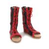  Artikelbild 1 des Artikels “Calcei Parade Closed Leather Boots (Red) “