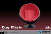  Artikelbild 1 des Artikels “1:6 Egg Chair (Black) “