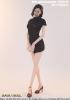  Product image 1 of the product “1:6 side slit cheongsam (Black) ”