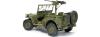  Product image 1 of the product “Willys Jeep 4x4 1:6 with Cal 50 Mg (Modelkit) ”