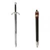  Product image 1 of the product “Diecast Knight of Bachelor Sword with Scabbard (Silver) 1/6 ”