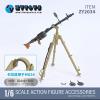  Product image 1 of the product “Diecast MG34 / MG 42 Machine Gun Anti-Aircraft Tripod Mount (Sand) in 1/6 ”
