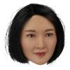  Artikelbild 1 des Artikels “Female Asian Headsculpt short Hair 1/6 “