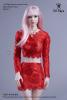  Product image 1 of the product “Female High-Bounce Wrap Chest Bag Buttocks Skirt Set (Red)  1:6 ”