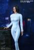 Product image 1 of the product “1:6 Female Leather Long Sleeved Onesie Suit (White) ”