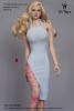  Product image 1 of the product “Female Silk Pajama Set (Red) 1:6 ”