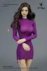  Artikelbild 1 des Artikels “Female Side High Slit Slim Dress (Purple) 1:6 “