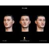  Product image 1 of the product “Male Head Sculpture with Expression 1/6 ”