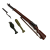  Product image 1 of the product “Garand Rifle, with M7 and grenades ”