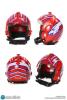  Product image 1 of the product “Goose HGU-style decorated fighter pilot helmet (red)  1/6 ”