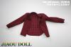  Product image 1 of the product “Plaid Shirt  (red) 1/6 ”