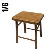 Artikelbild 1 des Artikels “Hocker , braun, 1:6 holz “