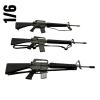  Product image 1 of the product “1:6 M16A2 Set of 3 ”