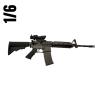  Artikelbild 1 des Artikels “1:6 M16A2  Carbine Telescopic Stock sight “