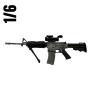  Product image 1 of the product “1:6 M16A2  Carbine Telescopic Stock sight ”