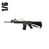  Product image 1 of the product “1:6 M16A2  Long Barrel ”