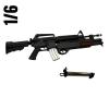  Artikelbild 1 des Artikels “1/6 Scale M16 Assault Rifle with Shotgun Attachment “