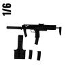  Product image 1 of the product “1/6 H&K MP7A1 Full Set Matblack ”