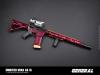  Product image 1 of the product “Modified Miad AR-15 Assault Rifle (Red) mit Case 1/6 ”
