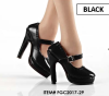  Product image 1 of the product “High Heels Black (Oktober Girl) Kunst-Leder 1/6 ”