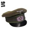  Product image 1 of the product “Wehrmacht Mountain Troops Schirmmütze Visor Cap (Feldgrau) ”