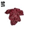  Product image 1 of the product “1/6 Scale Patterned Haori (Red) ”