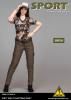  Product image 1 of the product “Sport Female Clothing Set (Green) 1:6 ”