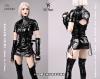  Artikelbild 1 des Artikels “Female Gothic Skinny Leather Suit Set (Black) 1:6 “