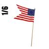  Product image 1 of the product “U.S. Civil War flag with pole ”