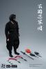  Product image 1 of the product “Undead Ninja Army Clothes and Weapons Set (Black) 1/6 ”