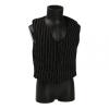  Product image 1 of the product “Western Waistcoat (Black) Pinstripe 1/6 ”