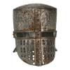  Product image 1 of the product “Worn Diecast Knight Templar Bachelor Helmet (Grey) 1/6 ”