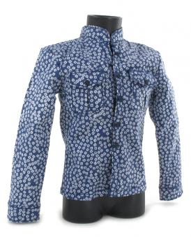 Western blue pattern shirt 
