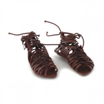 Leatherlike Sandals blk 1/6 
