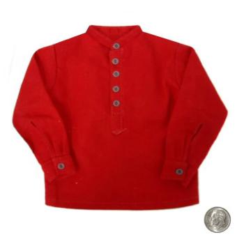 Civil War - Band Collar Shirt (Red) de Luxe 1:6 