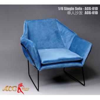 Single Sofa (Blue) 1:6 