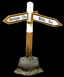 Battle of the Bulge: Bastogne Signpost 
