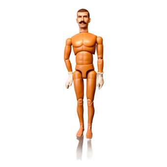Nude Figure with Mustache 