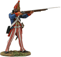 American war of independence: Hessian Grenadiers Standing Firing 