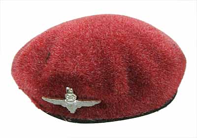 Beret Red British Paratrooper 