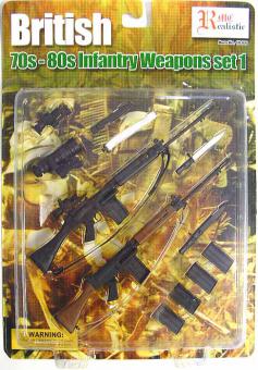 British 70s-80s infantery weapons set 1 
