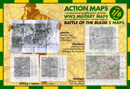 1:6 Ardennen map Battle of the Bulge Set 