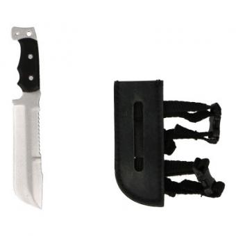 Combat Knife with Sheath (Silver) 1:6 