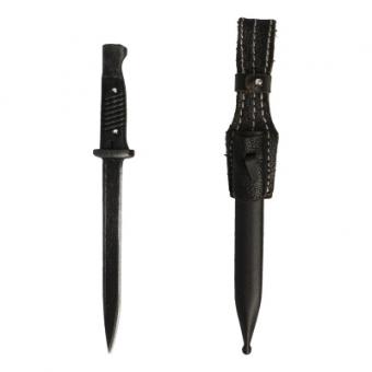 K98 Bayonet, metal, Black Leather 