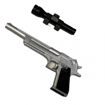 Desert Eagle Silver with Removable Scope 