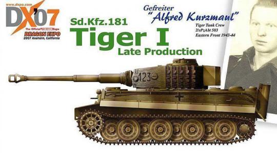 1:72 King Tiger, Alfred Kurzmaul  2 /sPzAAbt. 503 