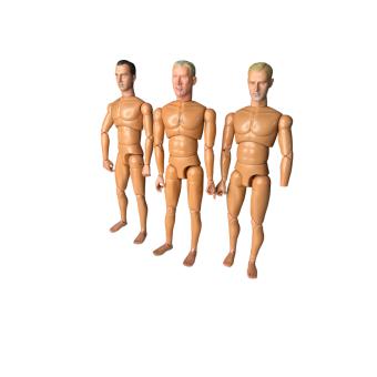 Nude Figur Set of 3 Dragon Figures 1:6 