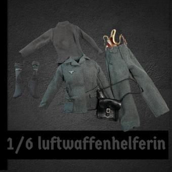 Female Luftwaffenhelferin Uniform Set1/6 