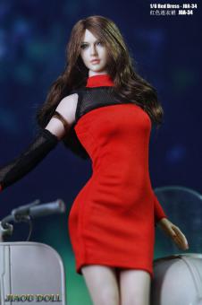 1:6 Female Fashion Dress Set (Red) 