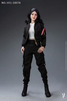 Female Fashion Jacket Set (Black)1:6 